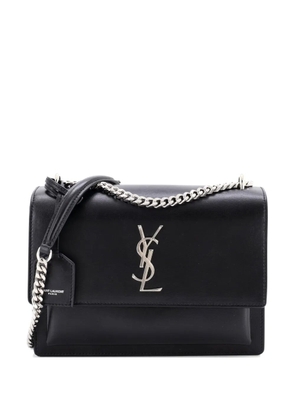 Saint Laurent Pre-Owned Sunset Leather Medium crossbody bag - Black