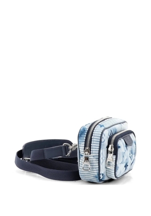 Louis Vuitton Pre-Owned Outdoor Pouch Limited Edition Monogram Watercolor Stripes Denim crossbody bag - Blue