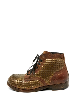 Dolce & Gabbana Pre-Owned Cortina ankle boots - Gold