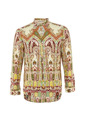 Etro Pre-Owned paisley-print long-sleeve shirt - Neutrals