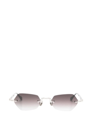 Matsuda geometric-frame rimless sunglasses - Silver