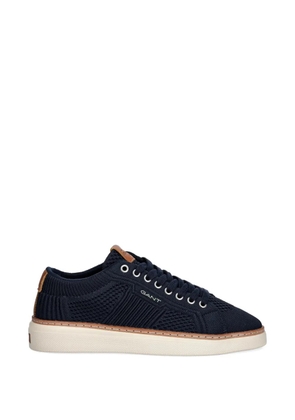 Gant knit logo-print sneakers - Blue