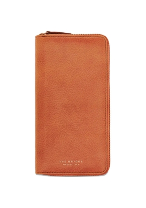 The Bridge zip-around leather wallet - Brown