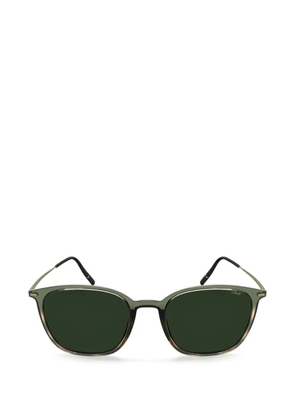 Silhouette Sequoia marbled-effect square-frame sunglasses - Green
