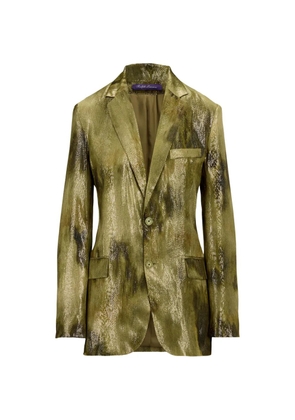 Ralph Lauren Collection Marcy abstract-print jacquard blazer - Green