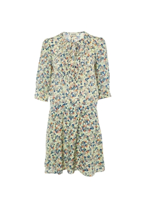 Zadig&Voltaire printed silk mini dress - Yellow