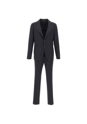 Tagliatore single-breasted peak-lapel suit - Blue