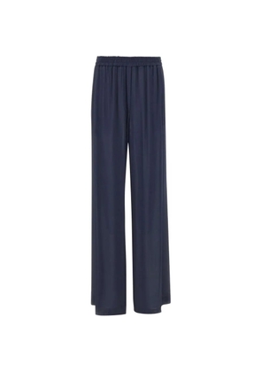 kaos Icona elasticated-waist palazzo pants - Blue