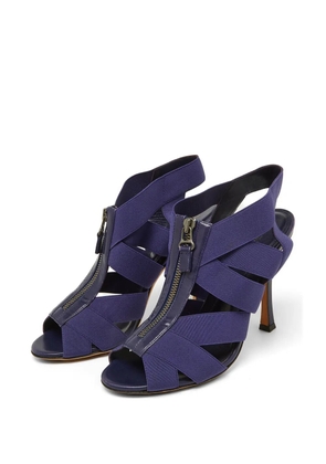 Sergio Rossi elastic strappy sandals - Purple