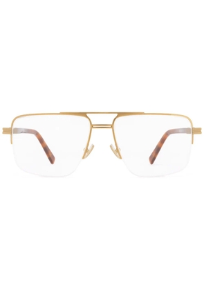 Zegna pilot-frame glasses - Gold