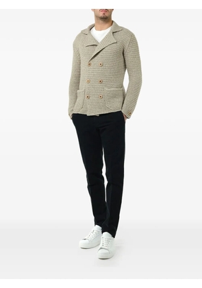 Al Duca D’Aosta 1902 double-breasted cardigan - Neutrals