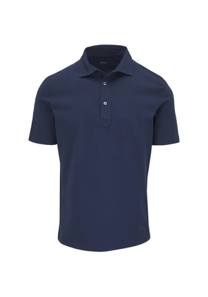 Fedeli short-sleeve polo shirt - Blue