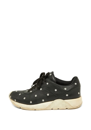 Christian Dior Pre-Owned polka-dot sneakers - Black