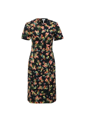 ERDEM floral-print dress - Black