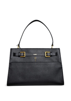 no:rae medium Valegro leather tote bag - Blue