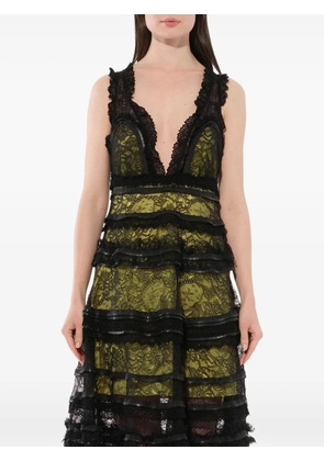 Givenchy tiered zip-trim maxi dress - Black