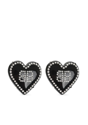 Balenciaga Heart-shaped earrings - Black