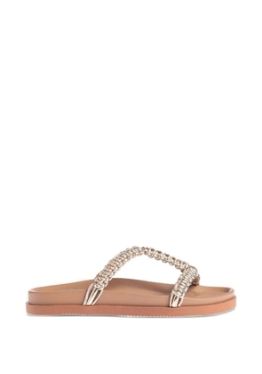 Marietta Chrousala Doxa braided leather sandals - Gold