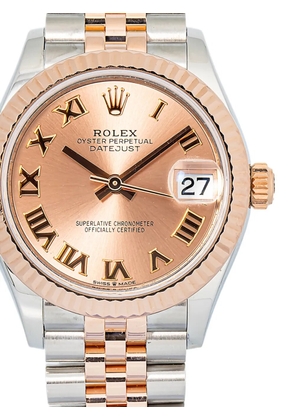 Rolex Datejust fluted bezel 31mm watch - Pink