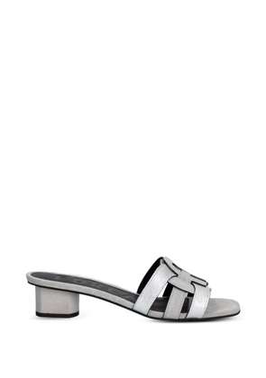 Furla logo-detailed sandals - Grey