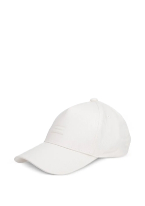 Armani Exchange logo-patch baseball cap - White
