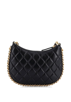 CHANEL Pre-Owned CC Chain Around Quilted Lambskin hobo bag - Black