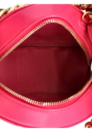 CHANEL Pre-Owned 19 Round with Chain Quilted Leather clutch bag - Pink