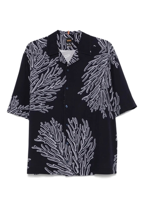 BOSS printed shirt - Blue