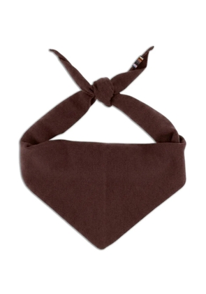 extreme cashmere Bandana scarf - Brown