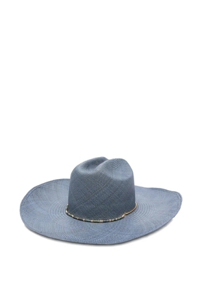 Van Palma Diego beaded cowboy hat - Blue