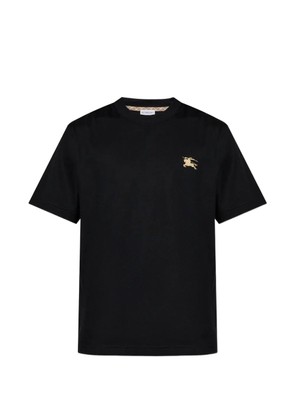 Burberry embroidered-logo T-shirt - Black