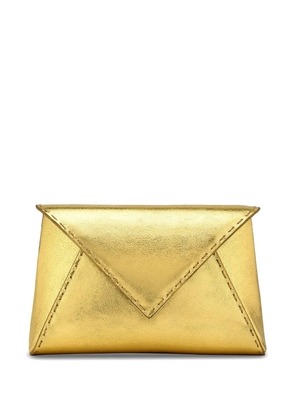Tyler Ellis small Lee Pouchet metallic-leather clutch bag - Gold