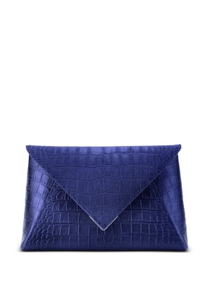 Tyler Ellis large Lee Pouchet clutch bag - Blue