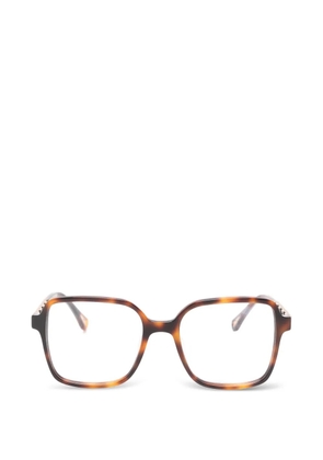 Zadig&Voltaire tortoiseshell-effect chain-link glasses - Brown