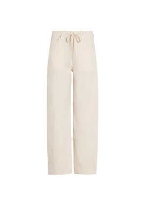 Citizens of Humanity drawstring waist wide leg trousers - Neutrals