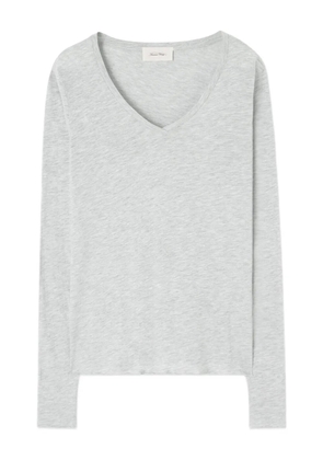 American Vintage Jacksonville V-neck T-shirt - Grey