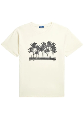 Polo Ralph Lauren graphic print t-shirt - Neutrals
