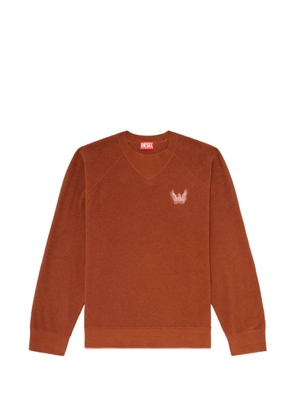 Diesel bouclé-knit sweater - Brown