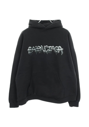 Balenciaga Pre-Owned 2010s logo-print hoodie - Black