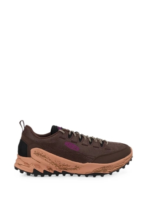 KEEN FOOTWEAR textured panelled hiking sneakers - Brown