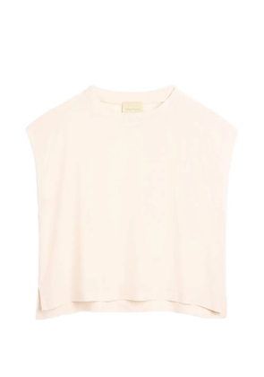 MOMONÌ Curacao boat-neck blouse - Neutrals