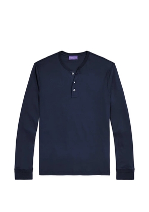 Ralph Lauren Purple Label interlock long-sleeve T-shirt - Blue