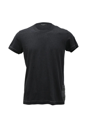 Dolce & Gabbana Pre-Owned Logo-patch T-shirt - Black