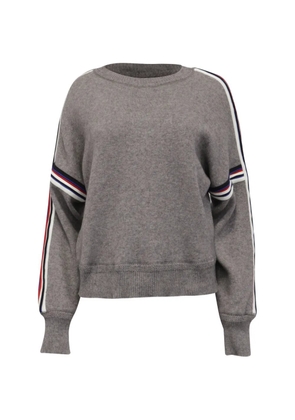 Isabel Marant Vintage Kao striped-sleeve sweater - Grey