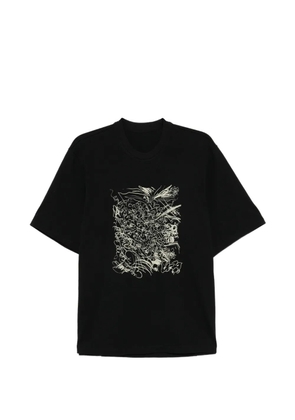 JNBY graphic-print T-shirt - Black