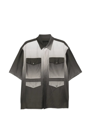 CROQUIS gradient-effect shirt - Grey