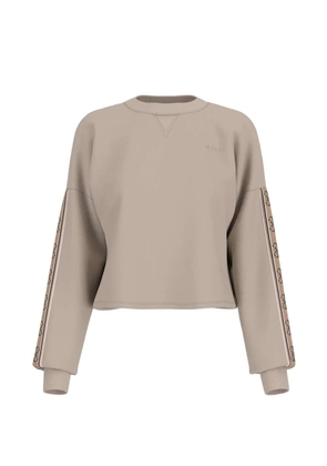 GUESS USA logo-tape sweater - Neutrals
