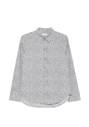 Marc O'Polo floral-print long-sleeve shirt - Blue