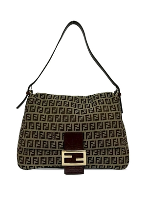 Fendi Pre-Owned 2000-2010 Zucchino Canvas Mamma Forever shoulder bag - Brown