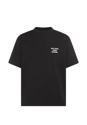 Drôle De Monsieur The Slogan T-shirt - Black
